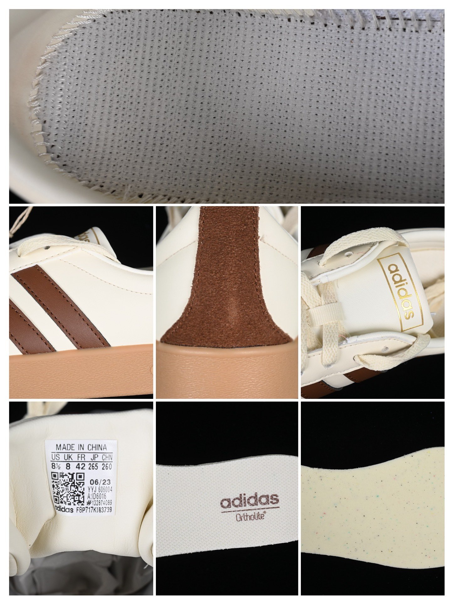 AdNeoVLCourt2.0ID6016阿迪三叶草时尚潮流板鞋#原厂原数据版型皮料切割干净无任何毛边鞋