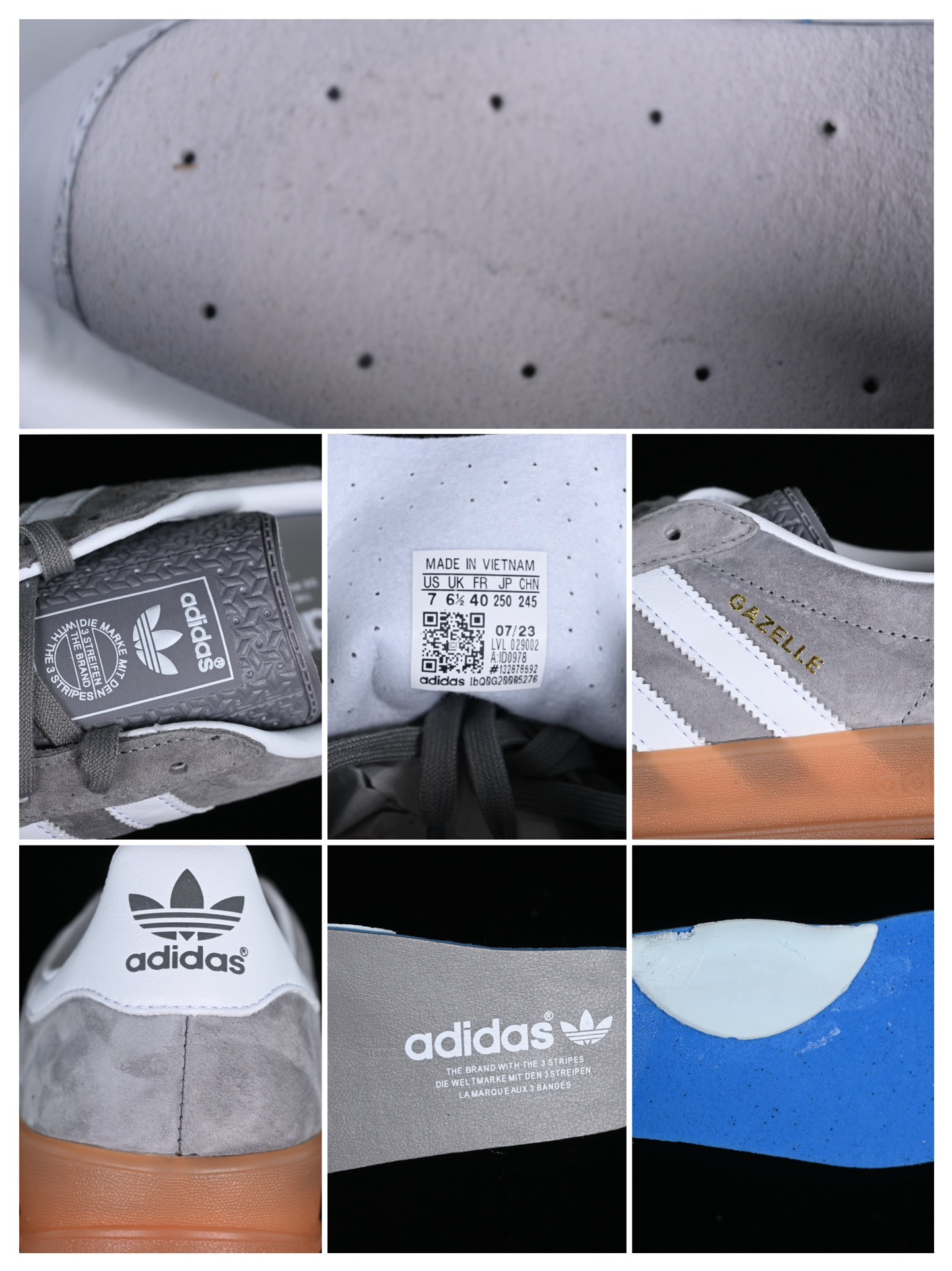  开学季特价 Ad Originals Gazelle Indoor ID0978 三叶草复古休闲防滑耐
