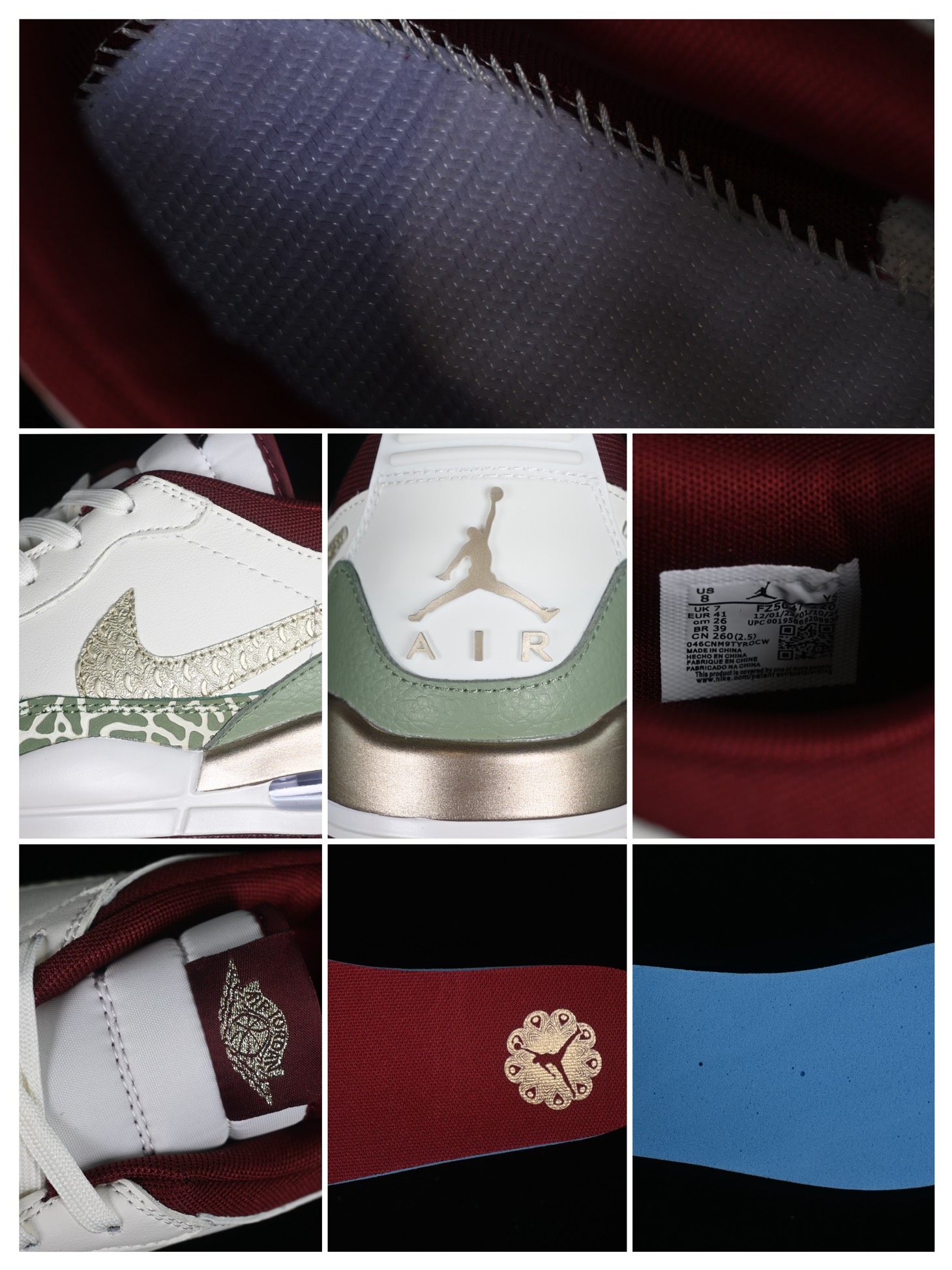 💰200真标💰240公司级💰280纯原
Air Jordan Legacy AJ312 Low 龙年限定 头层 魔术贴三合一板鞋 FZ5047-120
尺码:36 36.5 37.5 38 38.5 39 40 40.5 41 42 42.5 43 44 44.5 45 46 ZZC3