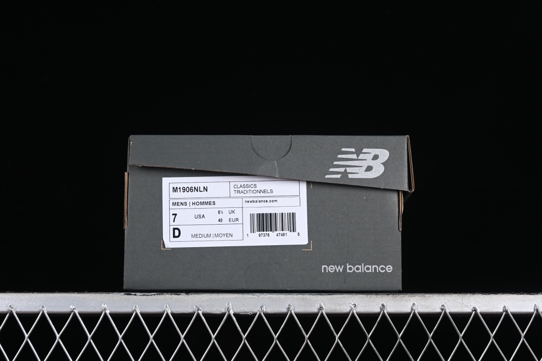 纯原NewBalance1906系列复古老爹风休闲运动慢跑鞋M1906NLN#采用轻质牛剖革拼接透气网眼