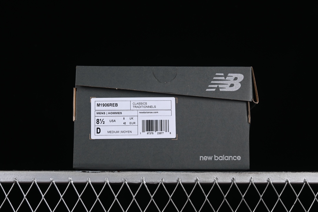 纯原NewBalance1906系列复古老爹风休闲运动慢跑鞋M1906REB#采用轻质牛剖革拼接透气网眼