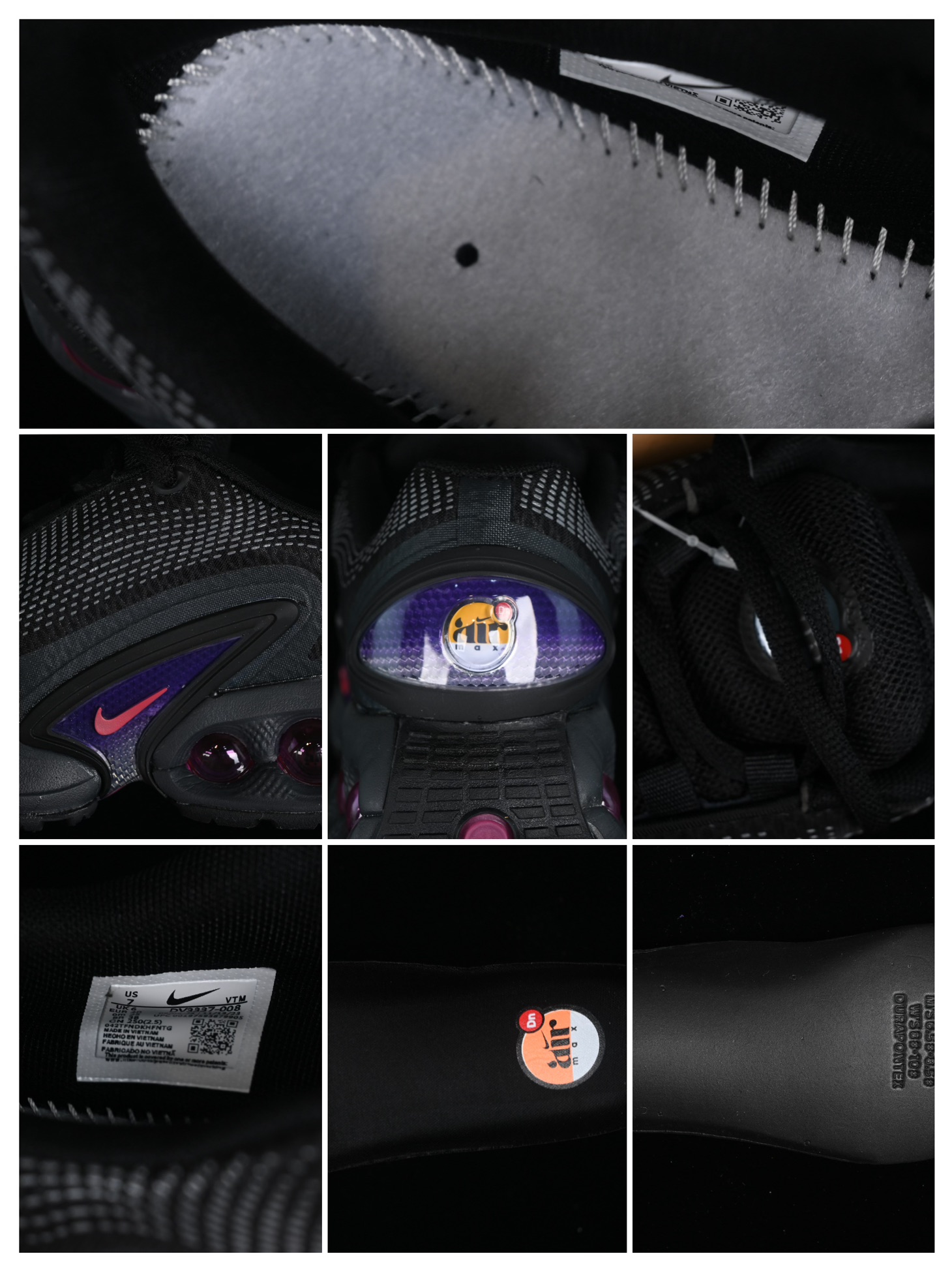 NkAirMaxDN耐克2024全新气垫跑鞋DV3337-008#全新鞋款在同侧采用了四个圆柱仓式的设计