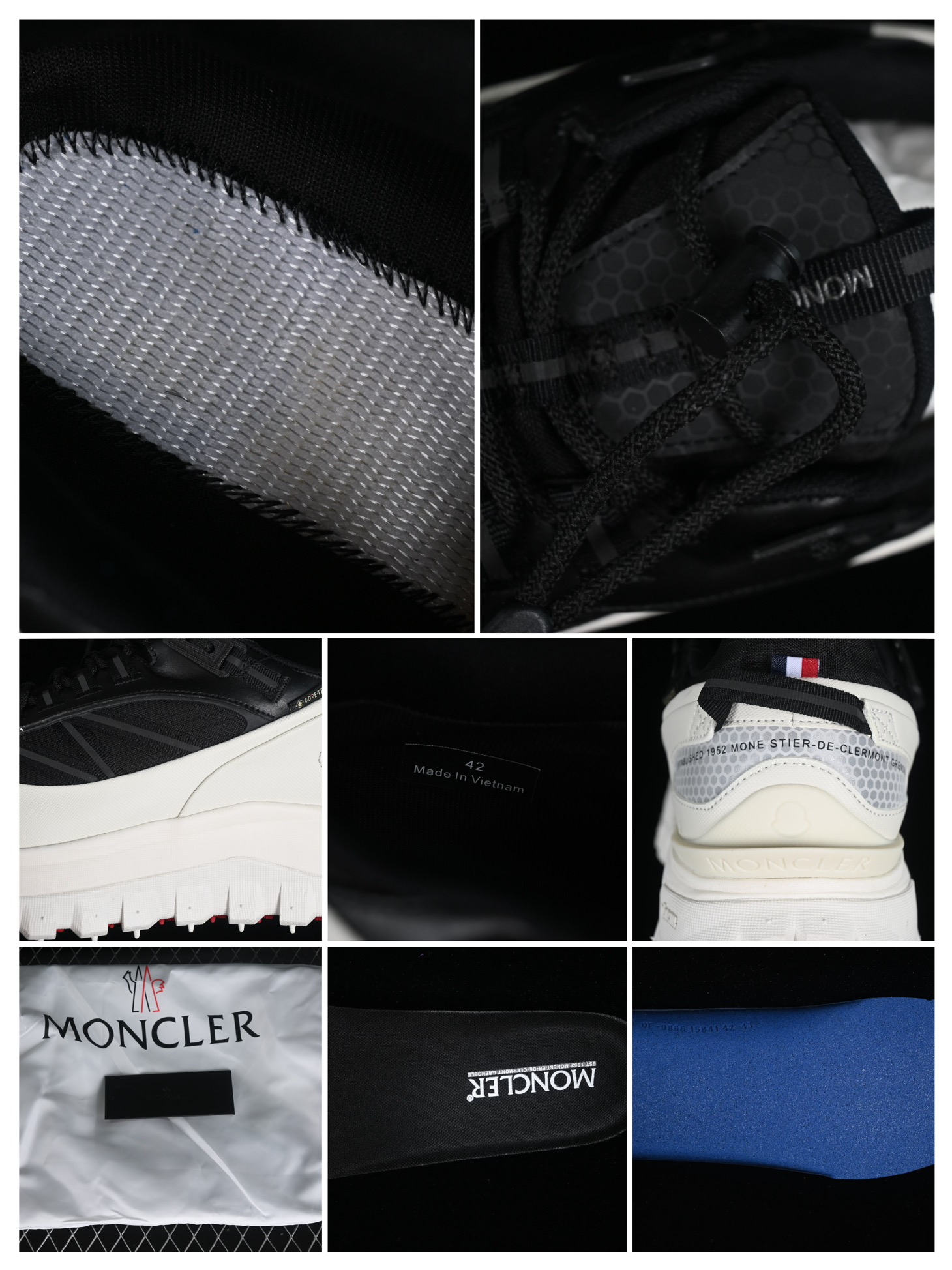 💰500纯原
Moncler 盟可睐/蒙口 Trailgrip GTX 抗撕裂材质山地户外鞋 M00100M2058
#鞋身采用Cordura防撕裂尼龙/Gore-Tex防水材质 中底内置全掌碳板 支撑性能拉满 侧边3M反光带
#大底采用RB MD 碳板 TPU 五层分离组合 鞋底搭载Vibram外底提供超强的抓地力和防滑性能 原装大盒包装 内赠Moncler徽章防层袋一副
尺码:36 36.5 37.5 38 38.5 39 40 40.5 41 42 42.5 43 44 44.5 45 46 X.E5