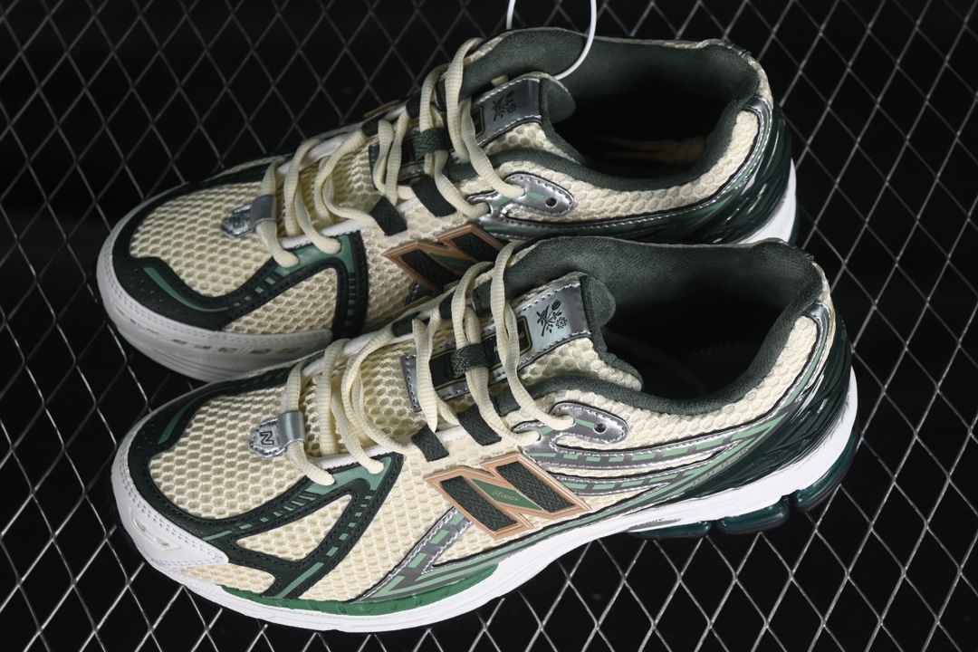 纯原NewBalance1906系列复古老爹风休闲运动慢跑鞋M1906RL1#采用轻质牛剖革拼接透气网眼