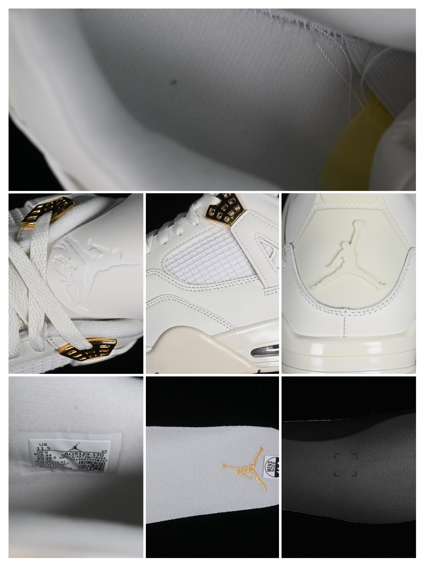 💰190真标💰280公司级💰380纯原💰480顶级
Air Jordan 4 Retro "Metallic Gold" AJ4 乔4米白金 AQ9129-170
#天花板品质 原装版本 全身采用原厂皮料 鞋带 织唛 内标全部客供原厂 原厂数据 原厂楦头纸板打造 每个细节都对位原鞋
尺码:36 36.5 37.5 38 38.5 39 40 40.5 41 42 42.5 43 44 44.5 45 45.5 46 47.5 48.5 LWF6