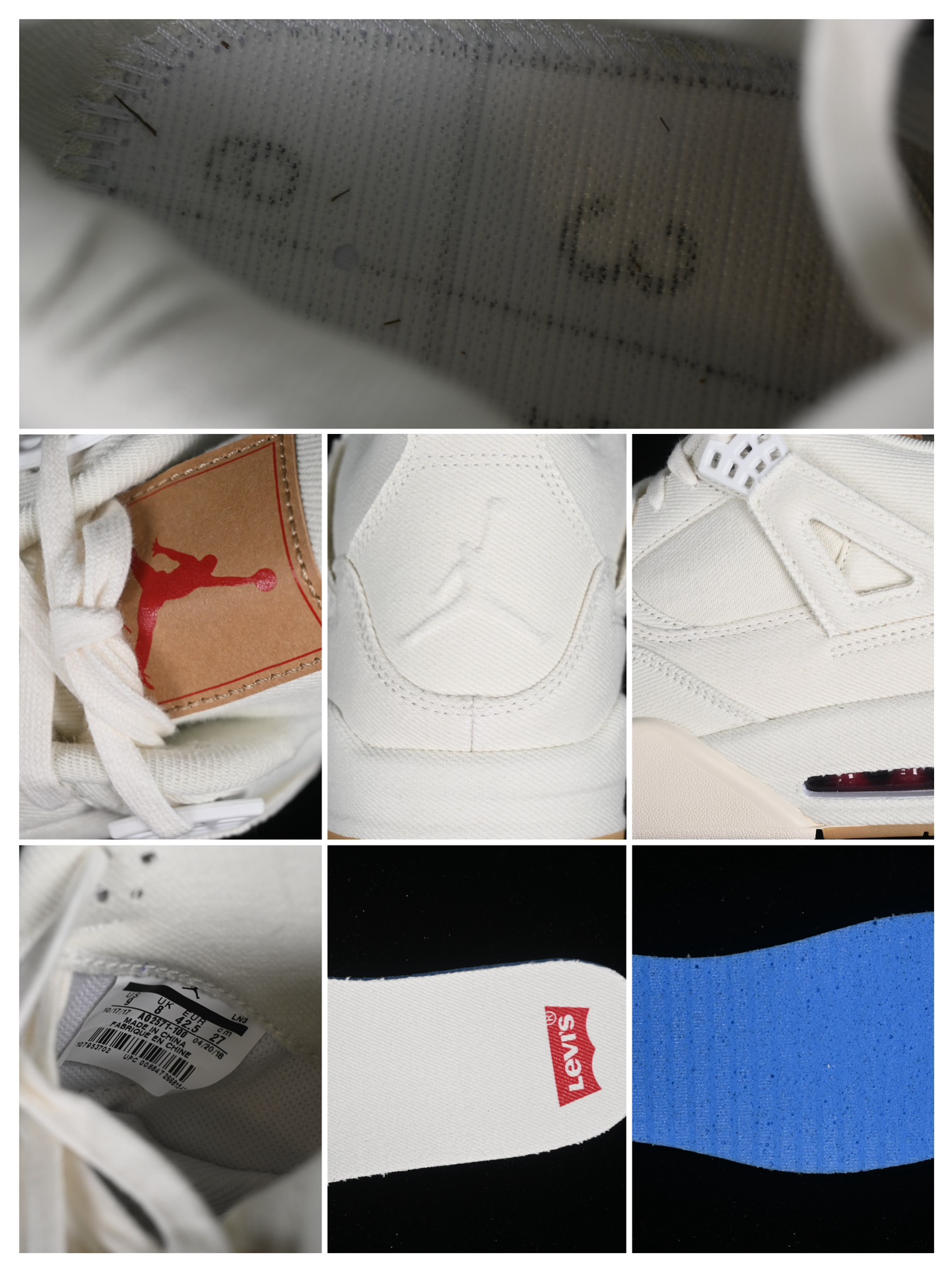 💰198真标💰280公司级💰380纯原💰520顶级Levi’s x Air Jordan 4 Denim AJ4 乔4李维斯联名 篮球鞋 AO2571-100
#最大50.5码 外贸顶级专供 全部配色原鞋原尺码开发生产 极致还原 一眼ZP既视感
尺码:40 40.5 41 42 42.5 43 44 44.5 45 45.5 46 47.5 48.5 49.5 50.5 P.F6