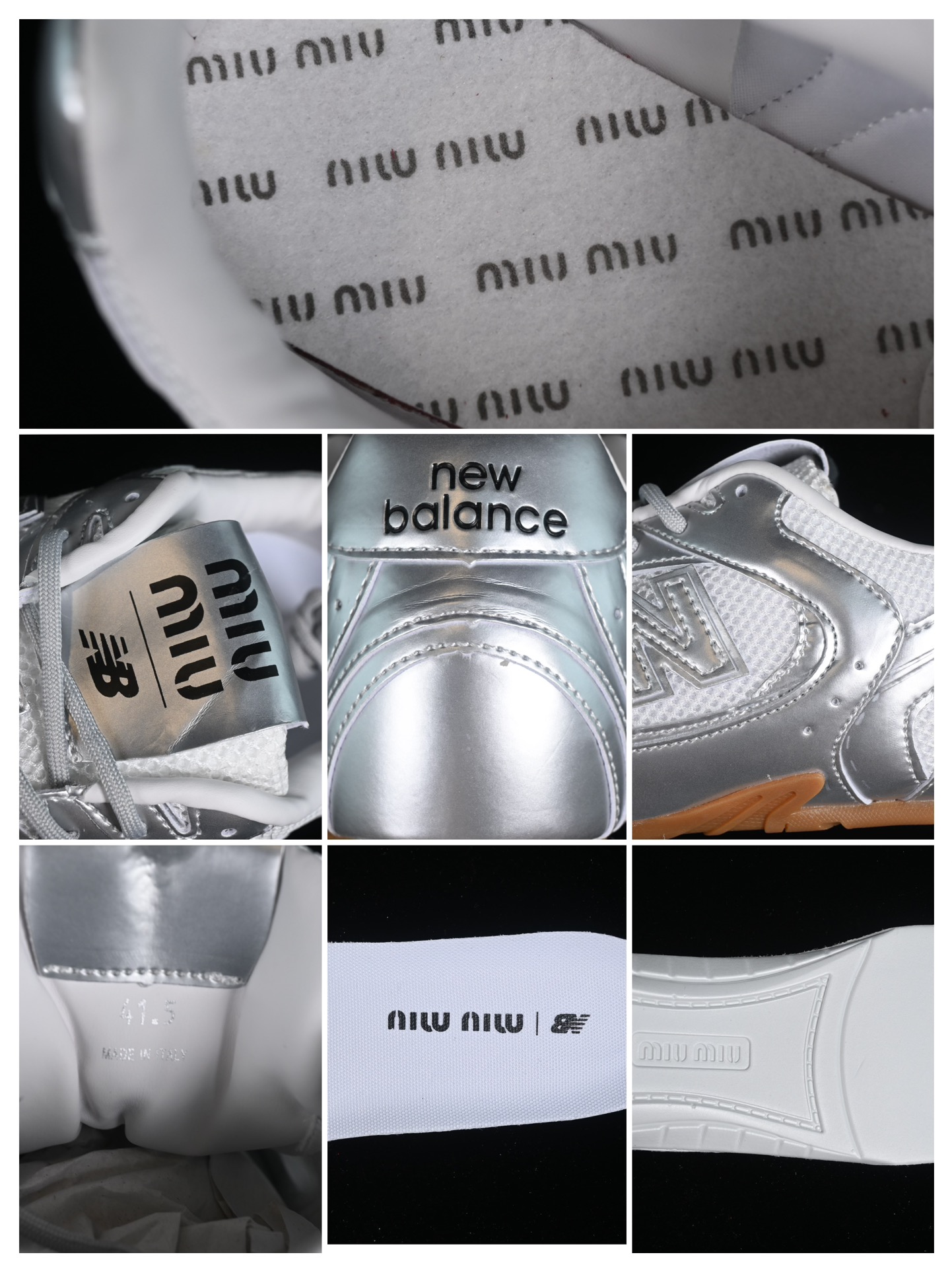💰240纯原
MiuMiu x New Balance 530系列 意大利奢侈品牌/缪缪联名款低帮经典复古休闲运动慢跑鞋
#鞋款采用解构和轻盈的设计,彷旧的布料包覆着 New Balance 530的轮廓,刻意磨损、不均匀的皮革色调,让波鞋多了不同的个性 这款联名鞋款配有双鞋带设计,包括白色、橙色、棕色和黄色鞋带,营造出随性系起的感觉,为整体感又多了几分 Boyish 以及率性感
尺码:36 37 37.5 38 38.5 39.5 40 40.5 41.5 42 42.5 43.5 44 44.5 45 H8D4