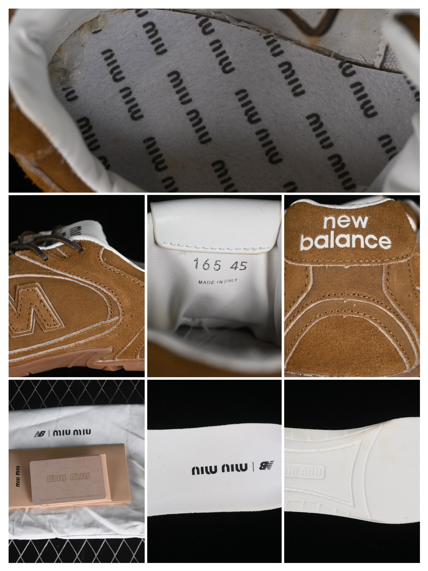 💰300纯原
MiuMiu x New Balance 530系列 意大利奢侈品牌/缪缪联名款低帮经典复古休闲运动慢跑鞋
#鞋款采用解构和轻盈的设计,彷旧的布料包覆着 New Balance 530的轮廓,刻意磨损、不均匀的皮革色调,让波鞋多了不同的个性 这款联名鞋款配有双鞋带设计,包括白色、橙色、棕色和黄色鞋带,营造出随性系起的感觉,为整体感又多了几分 Boyish 以及率性感
尺码:35 36 37 37.5 38 38.5 39.5 40 40.5 41.5 42 42.5 43.5 44 44.5 45 AJD4