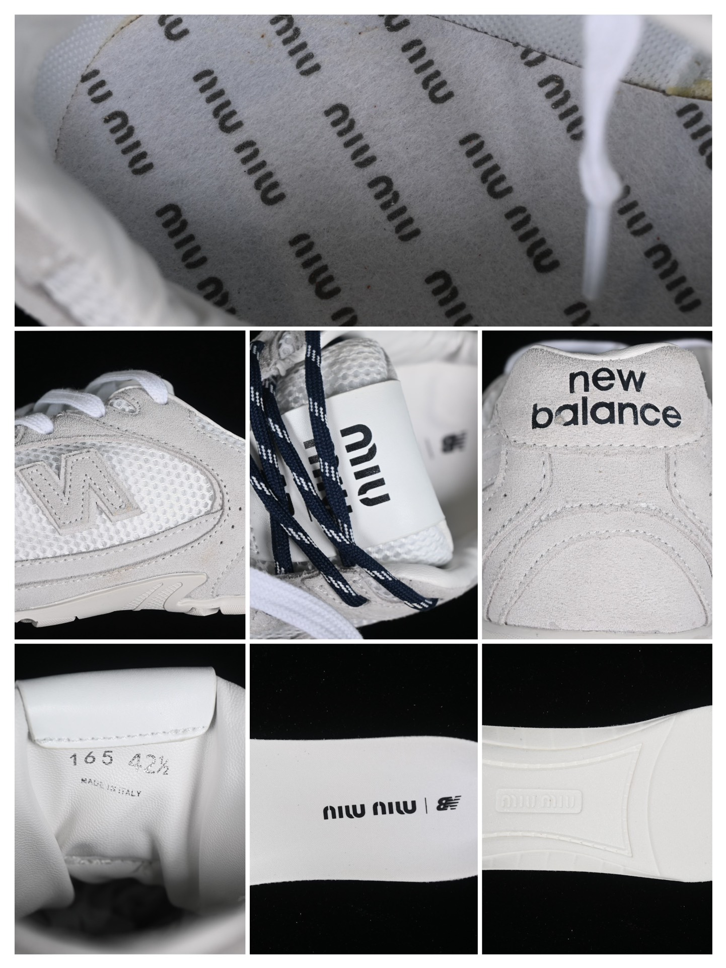 💰300纯原
MiuMiu x New Balance 530系列 意大利奢侈品牌/缪缪联名款低帮经典复古休闲运动慢跑鞋
#鞋款采用解构和轻盈的设计,彷旧的布料包覆着 New Balance 530的轮廓,刻意磨损、不均匀的皮革色调,让波鞋多了不同的个性 这款联名鞋款配有双鞋带设计,包括白色、橙色、棕色和黄色鞋带,营造出随性系起的感觉,为整体感又多了几分 Boyish 以及率性感
尺码:35 36 37 37.5 38 38.5 39.5 40 40.5 41.5 42 42.5 43.5 44 44.5 45 AJD4