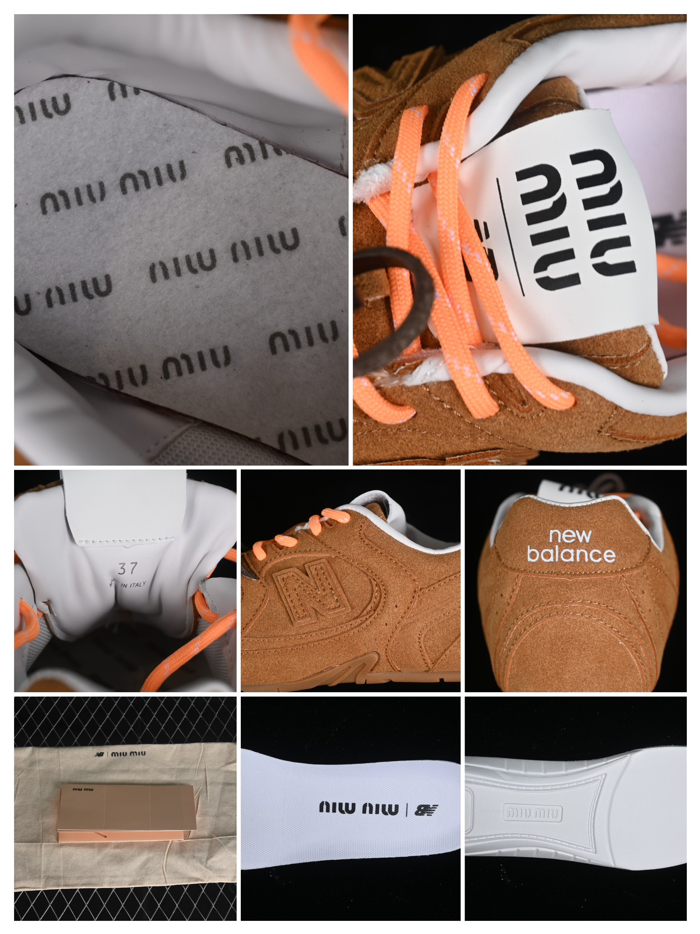 💰240纯原
MiuMiu x New Balance 530系列 意大利奢侈品牌/缪缪联名款低帮经典复古休闲运动慢跑鞋
#鞋款采用解构和轻盈的设计,彷旧的布料包覆着 New Balance 530的轮廓,刻意磨损、不均匀的皮革色调,让波鞋多了不同的个性 这款联名鞋款配有双鞋带设计,包括白色、橙色、棕色和黄色鞋带,营造出随性系起的感觉,为整体感又多了几分 Boyish 以及率性感
尺码:36 37 37.5 38 38.5 39.5 40 40.5 41.5 42 42.5 43.5 44 44.5 45 H8D4