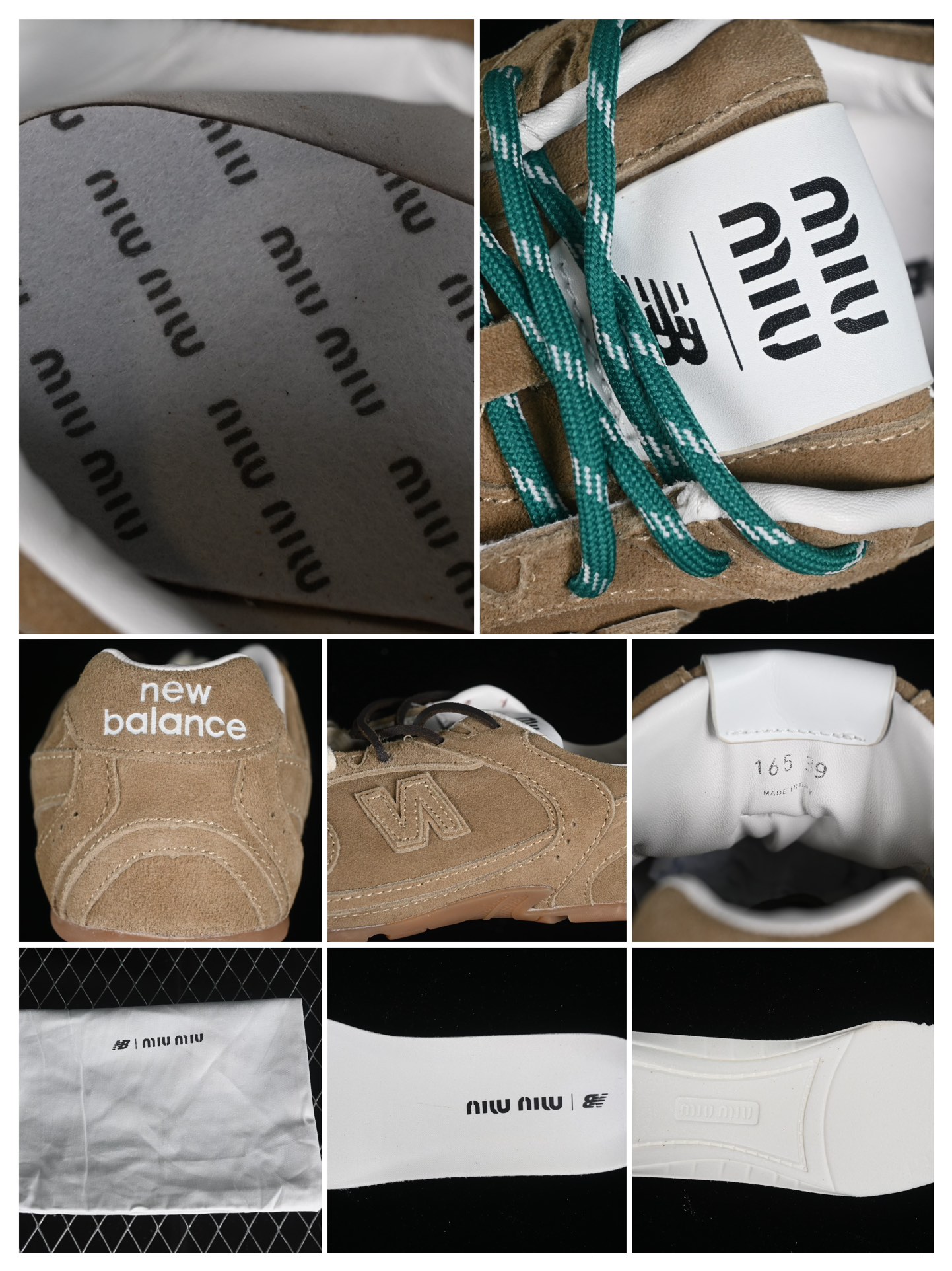 💰300纯原
MiuMiu x New Balance 530系列 意大利奢侈品牌/缪缪联名款低帮经典复古休闲运动慢跑鞋
#鞋款采用解构和轻盈的设计,彷旧的布料包覆着 New Balance 530的轮廓,刻意磨损、不均匀的皮革色调,让波鞋多了不同的个性 这款联名鞋款配有双鞋带设计,包括白色、橙色、棕色和黄色鞋带,营造出随性系起的感觉,为整体感又多了几分 Boyish 以及率性感
尺码:35 36 37 37.5 38 38.5 39.5 40 40.5 41.5 42 42.5 43.5 44 44.5 45 AJD4