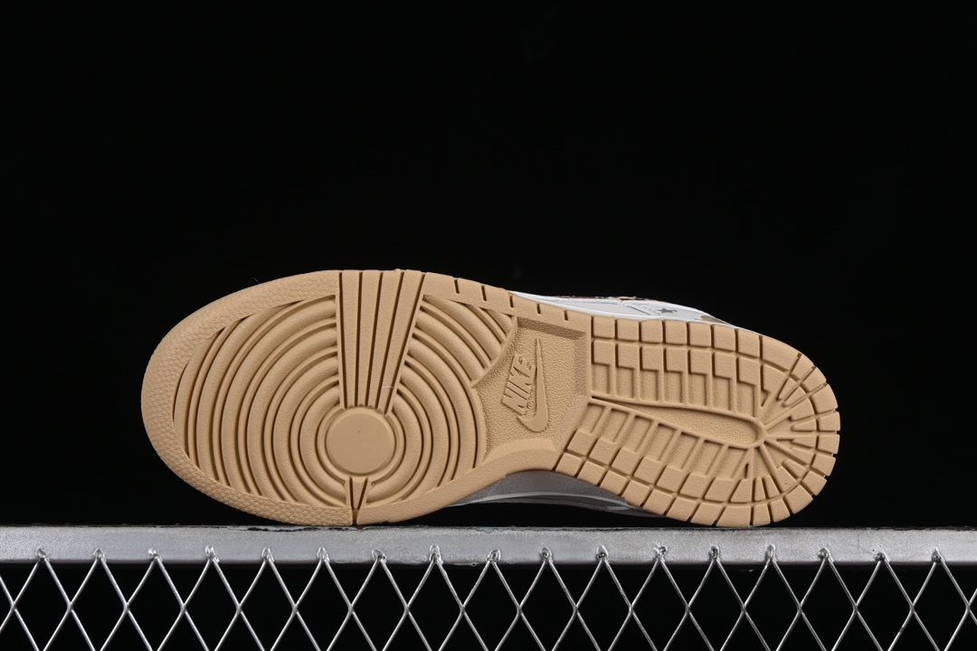  特价 Nk SB Dunk Low BAPE联名-米棕迷彩勾 周年高端定制 低帮休闲板鞋 DQ1098