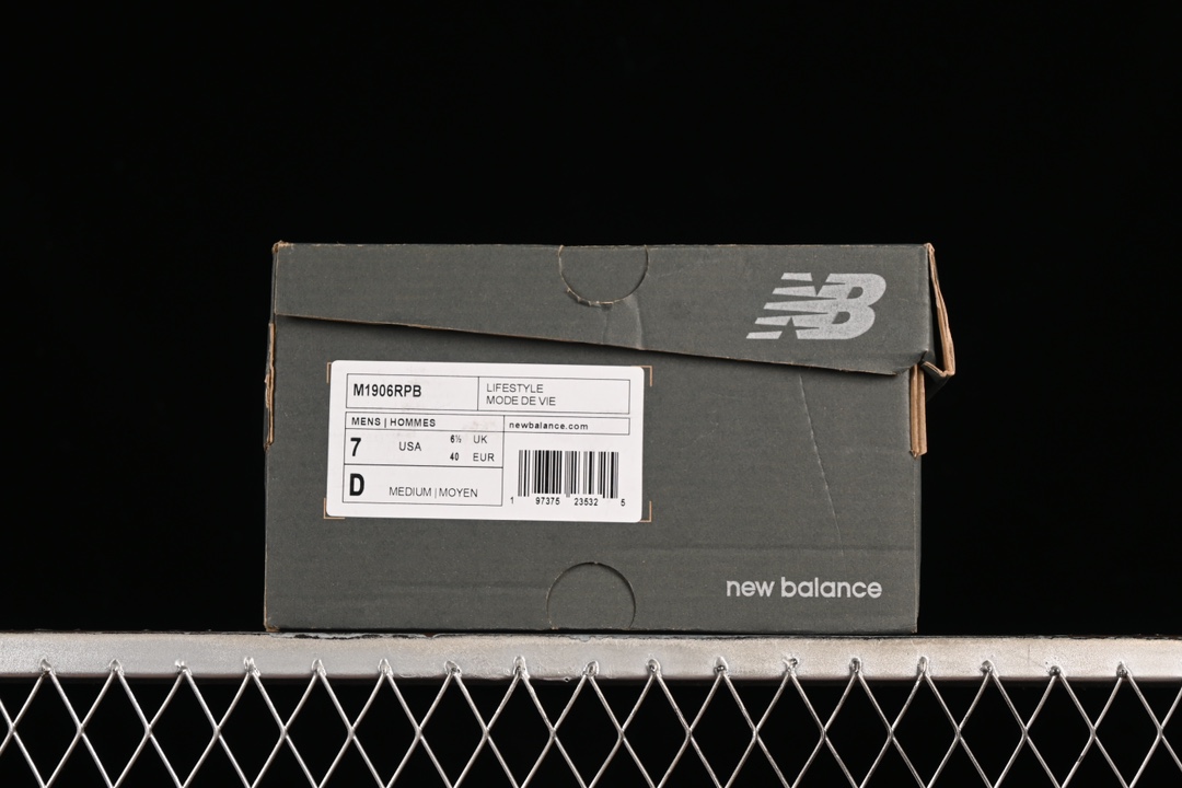 纯原NewBalance1906系列复古老爹风休闲运动慢跑鞋M1906RPB#采用轻质牛剖革拼接透气网眼