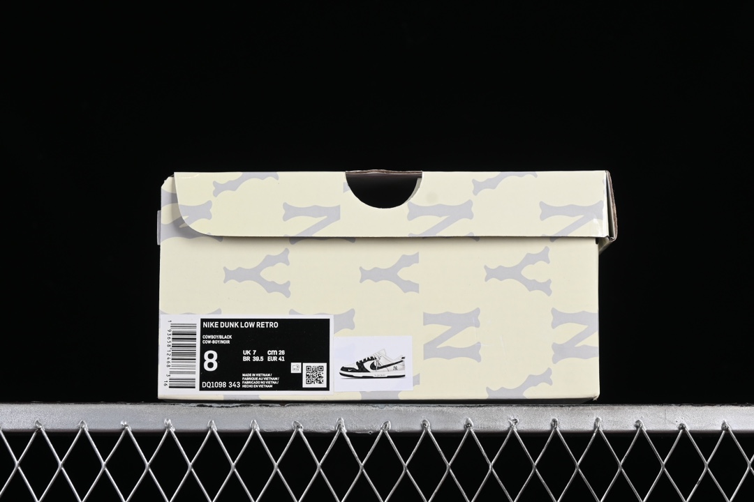 特价 Nk SB Dunk Low MLB联名-黑牛仔 周年高端定制 低帮休闲板鞋 DQ1098-34