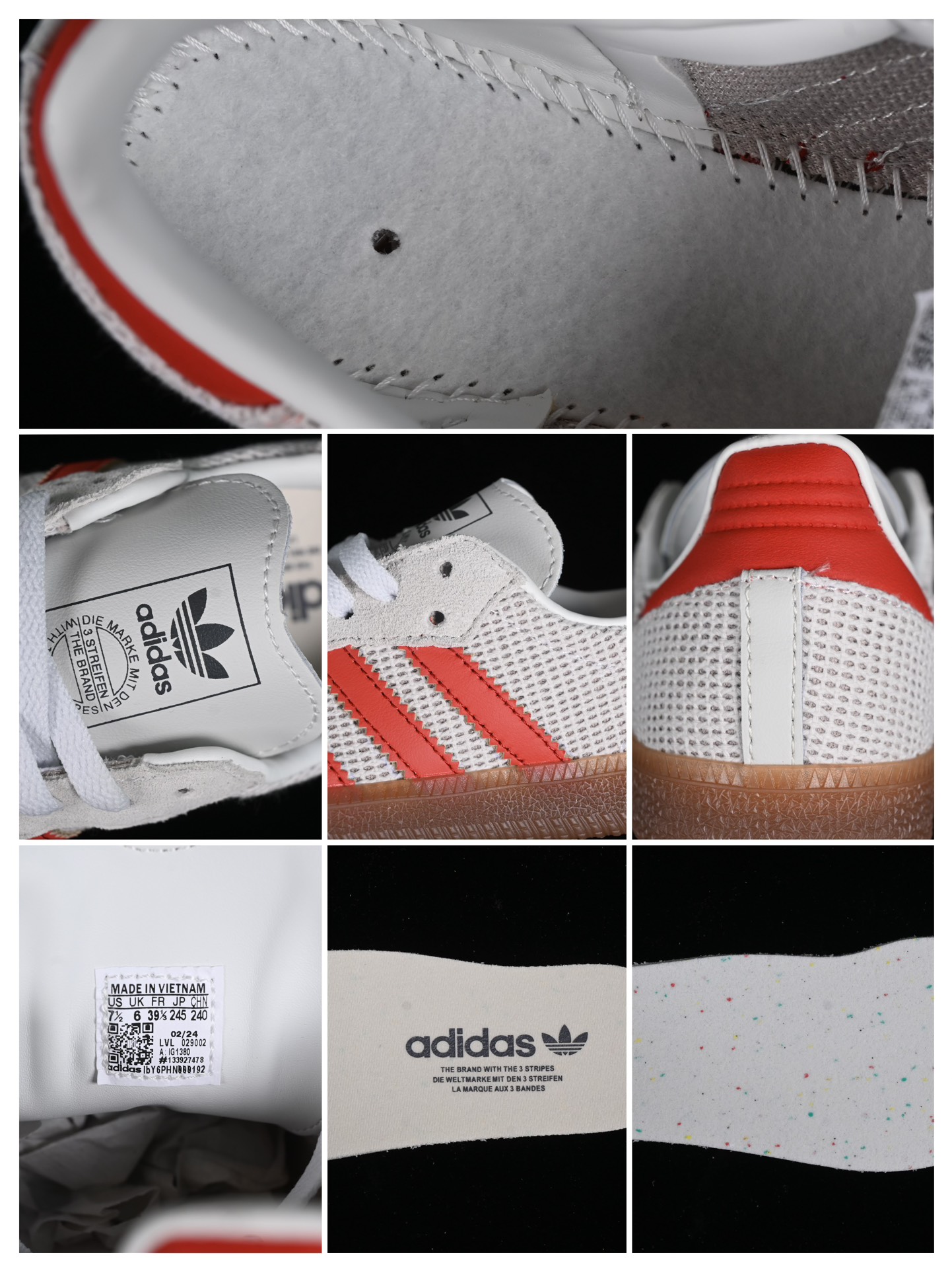 💰190纯原
Ad Samba OG IG1380 阿迪三叶草休闲板鞋
尺码：36 36.5 37 38 38.5 39 40 40.5 41 42 42.5 43 44 44.5 45 N.C3