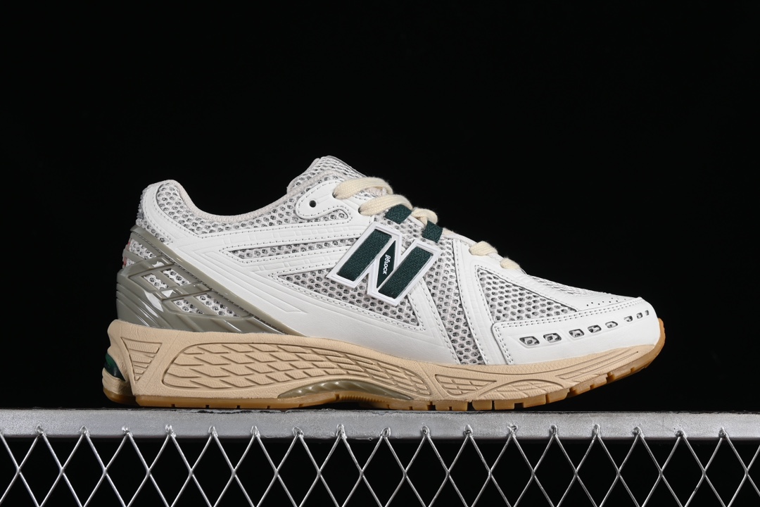 纯原NewBalance1906系列复古老爹风休闲运动慢跑鞋M1906RQ#采用轻质牛剖革拼接透气网眼衬