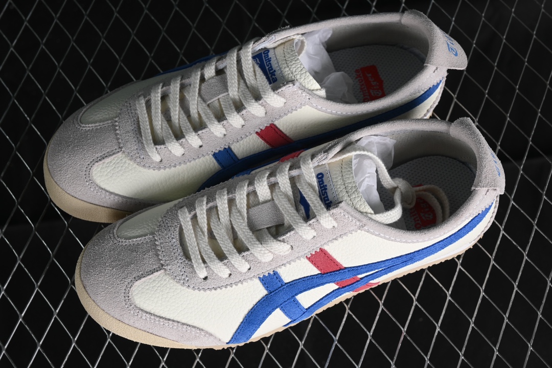  纯原 OnitsukaTiger/鬼塚虎 Mexico 66 全头层皮面低邦休闲跑步鞋 1183B39