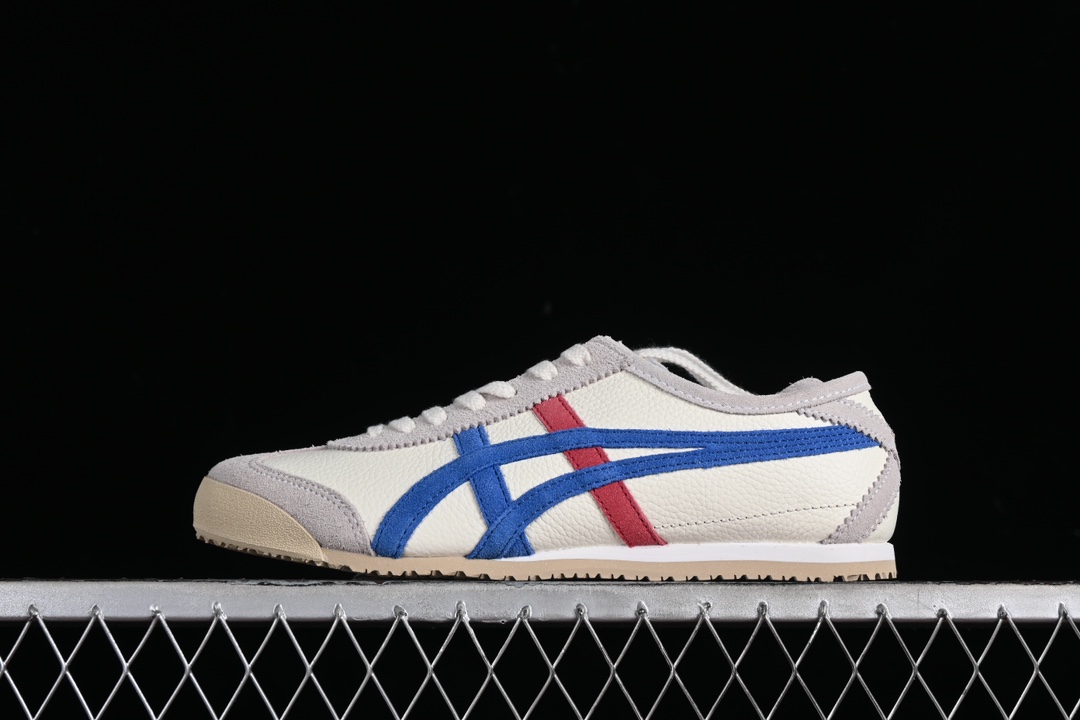  纯原 OnitsukaTiger/鬼塚虎 Mexico 66 全头层皮面低邦休闲跑步鞋 1183B39