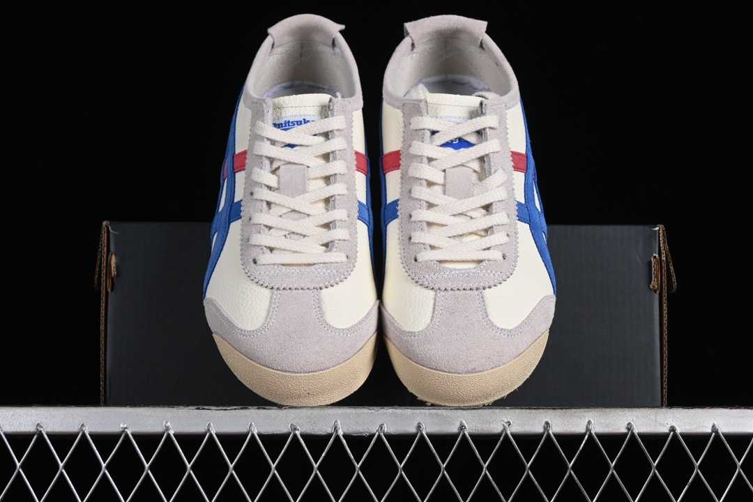  纯原 OnitsukaTiger/鬼塚虎 Mexico 66 全头层皮面低邦休闲跑步鞋 1183B39