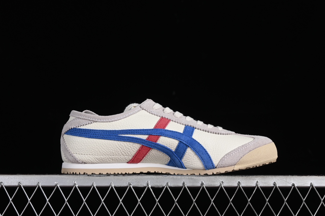  纯原 OnitsukaTiger/鬼塚虎 Mexico 66 全头层皮面低邦休闲跑步鞋 1183B39