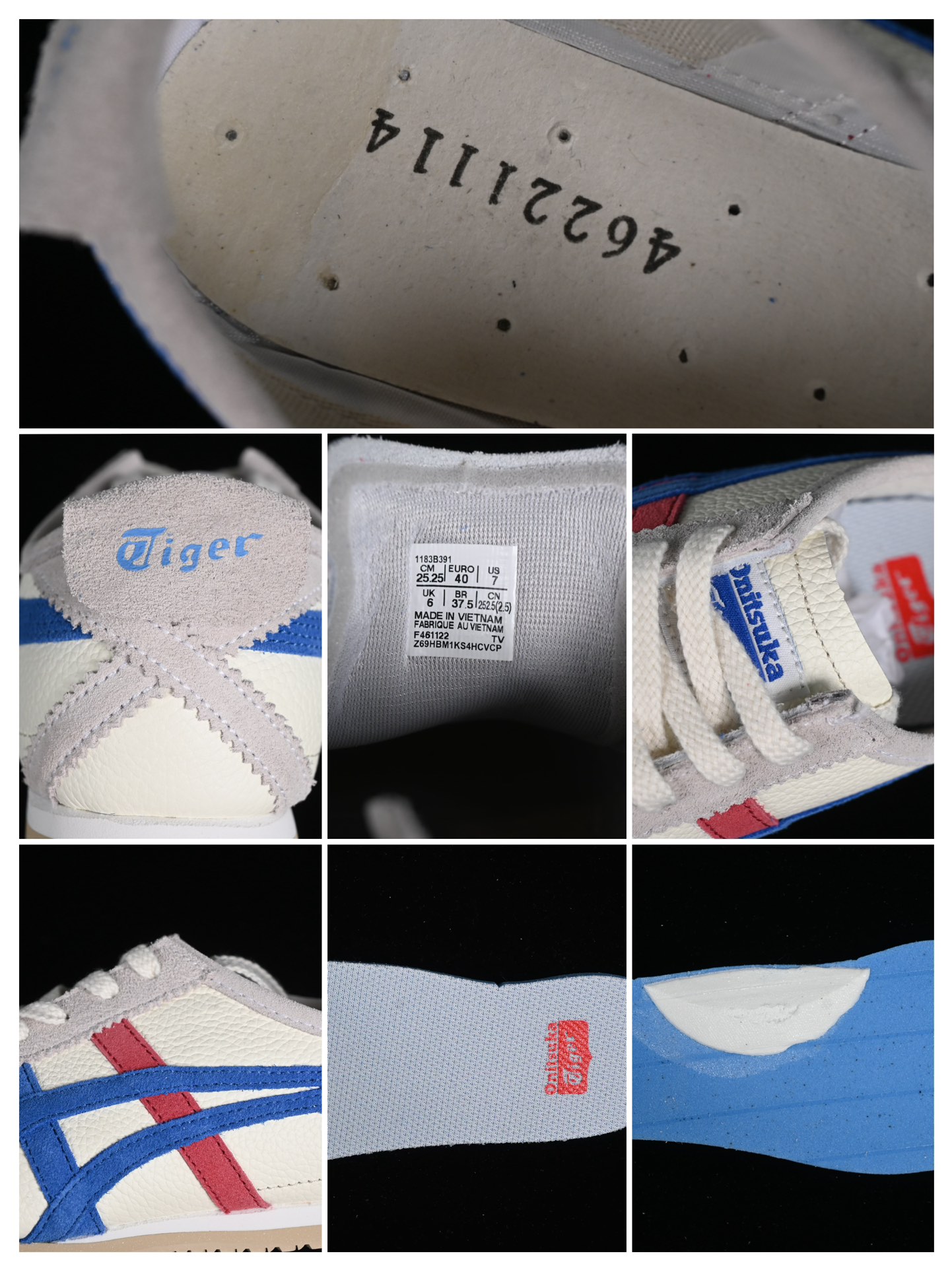  纯原 OnitsukaTiger/鬼塚虎 Mexico 66 全头层皮面低邦休闲跑步鞋 1183B39