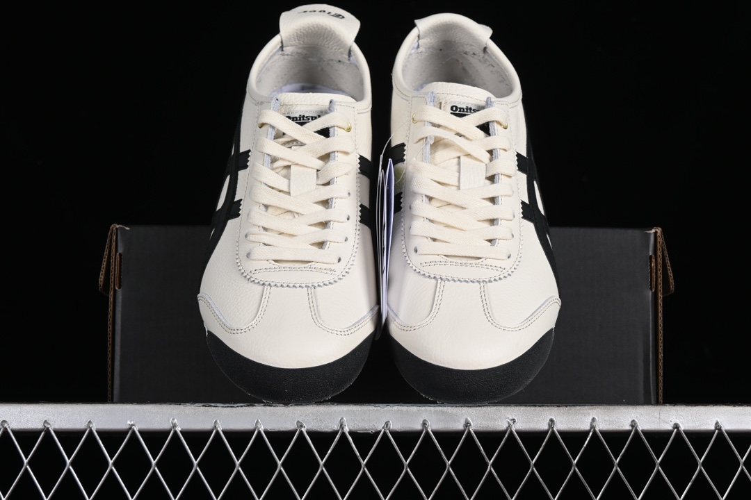  纯原 OnitsukaTiger/鬼塚虎 Mexico 66 全头层皮面低邦休闲跑步鞋 1183B49