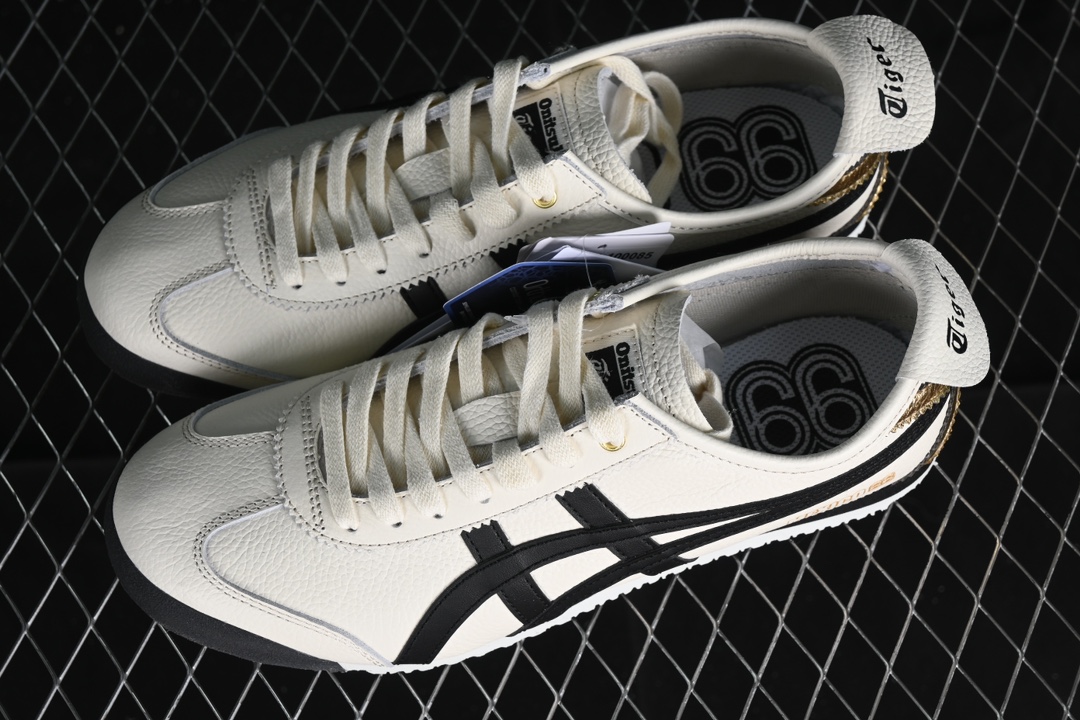  纯原 OnitsukaTiger/鬼塚虎 Mexico 66 全头层皮面低邦休闲跑步鞋 1183B49