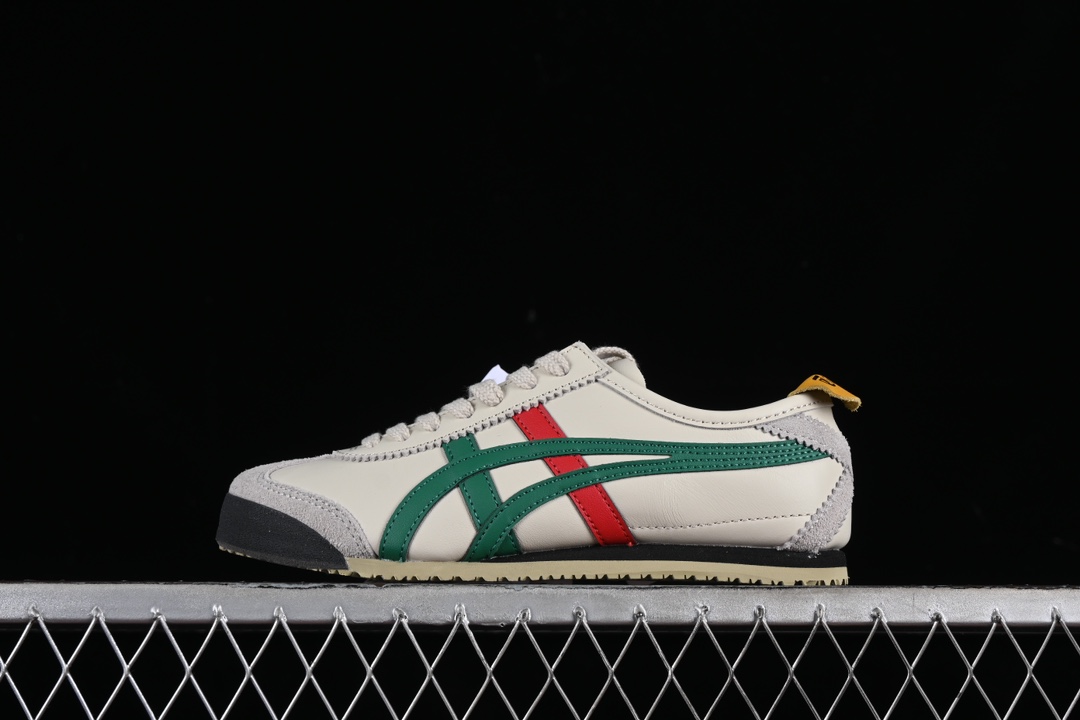  纯原 OnitsukaTiger/鬼塚虎 Mexico 66 全头层皮面低邦休闲跑步鞋 1183C10