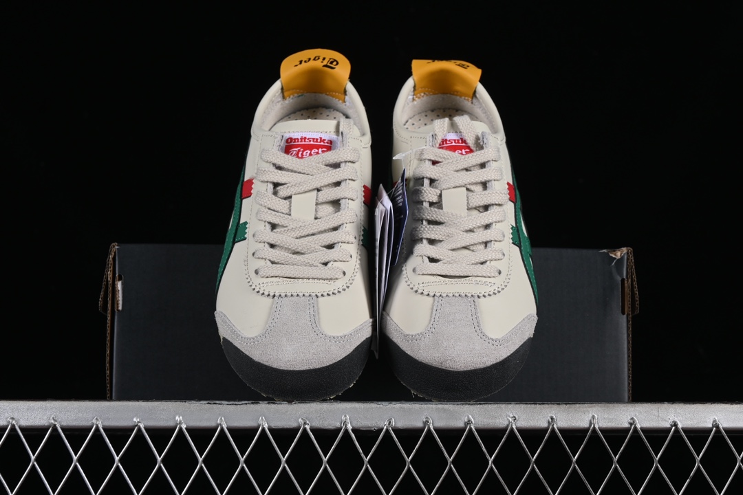  纯原 OnitsukaTiger/鬼塚虎 Mexico 66 全头层皮面低邦休闲跑步鞋 1183C10