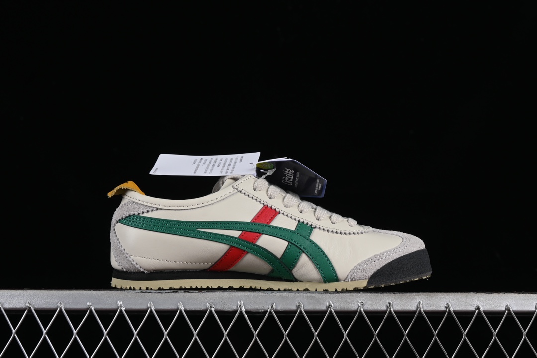  纯原 OnitsukaTiger/鬼塚虎 Mexico 66 全头层皮面低邦休闲跑步鞋 1183C10