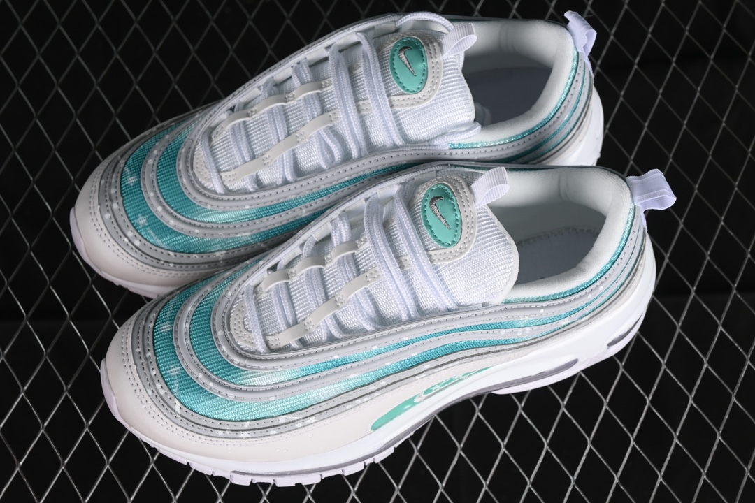 NkAirMax97定制款全掌气垫复古子弹跑步鞋921826-101尺码3636.537.53838.5