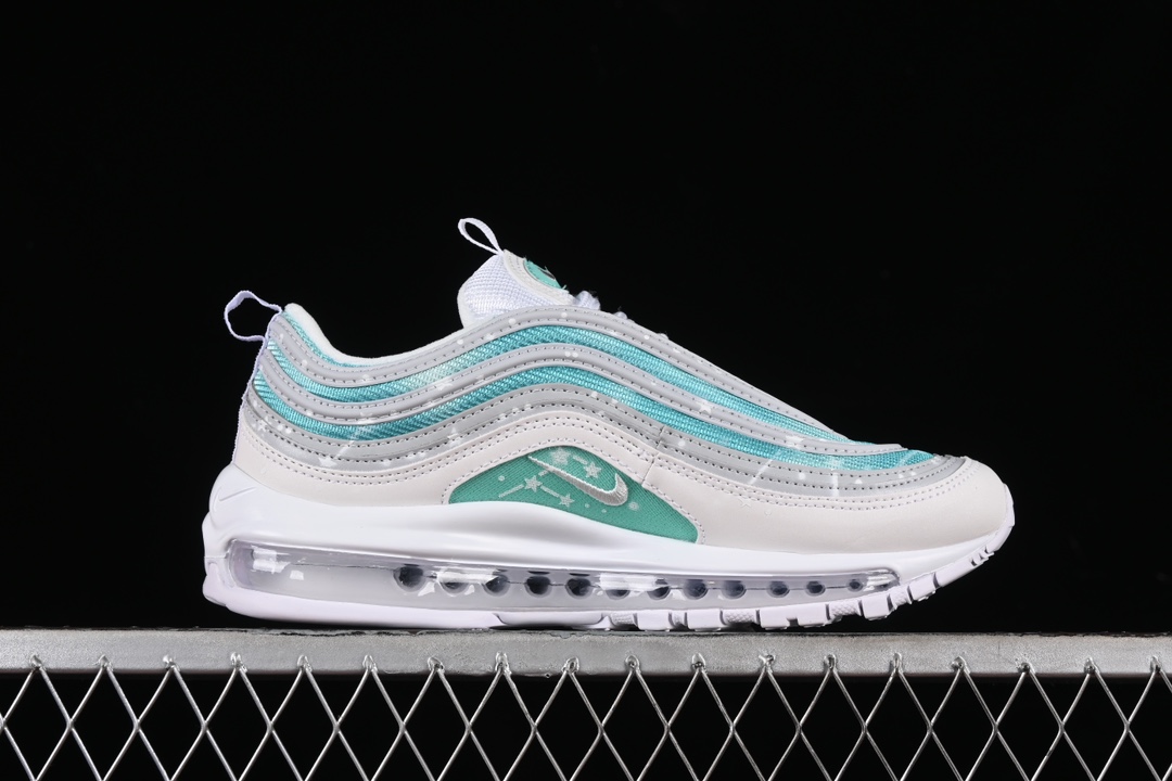 NkAirMax97定制款全掌气垫复古子弹跑步鞋921826-101尺码3636.537.53838.5