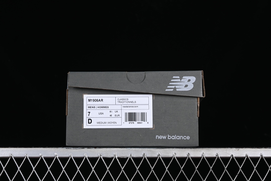 纯原NewBalance1906系列复古老爹风休闲运动慢跑鞋M1906AR#采用轻质牛剖革拼接透气网眼衬