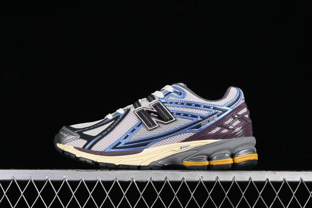 纯原NewBalance1906系列复古老爹风休闲运动慢跑鞋M1906RRB#采用轻质牛剖革拼接透气网眼