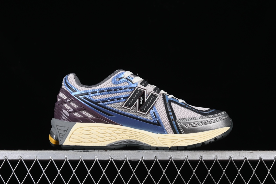 纯原NewBalance1906系列复古老爹风休闲运动慢跑鞋M1906RRB#采用轻质牛剖革拼接透气网眼