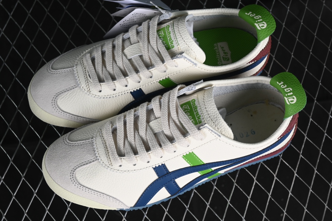  纯原 OnitsukaTiger/鬼塚虎 Mexico 66 全头层皮面低邦休闲跑步鞋 1183A20