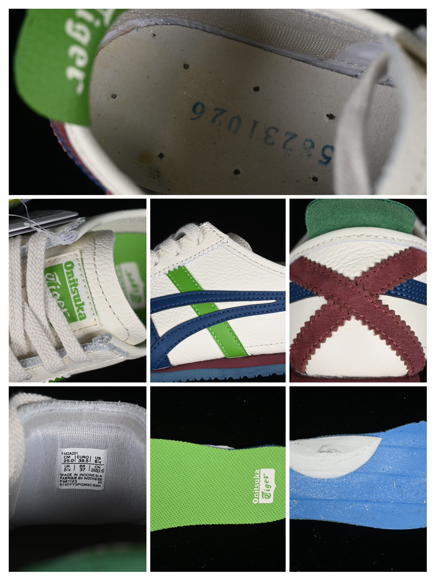  纯原 OnitsukaTiger/鬼塚虎 Mexico 66 全头层皮面低邦休闲跑步鞋 1183A20