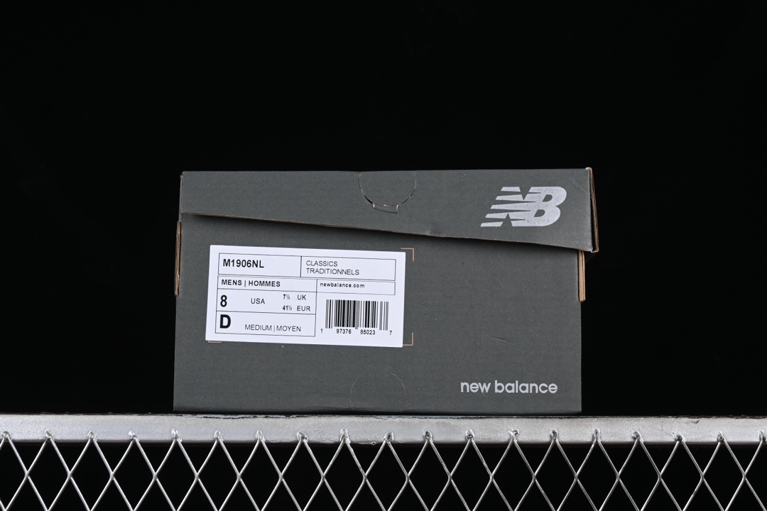 纯原NewBalance1906系列复古老爹风休闲运动慢跑鞋M1906NL#采用轻质牛剖革拼接透气网眼衬