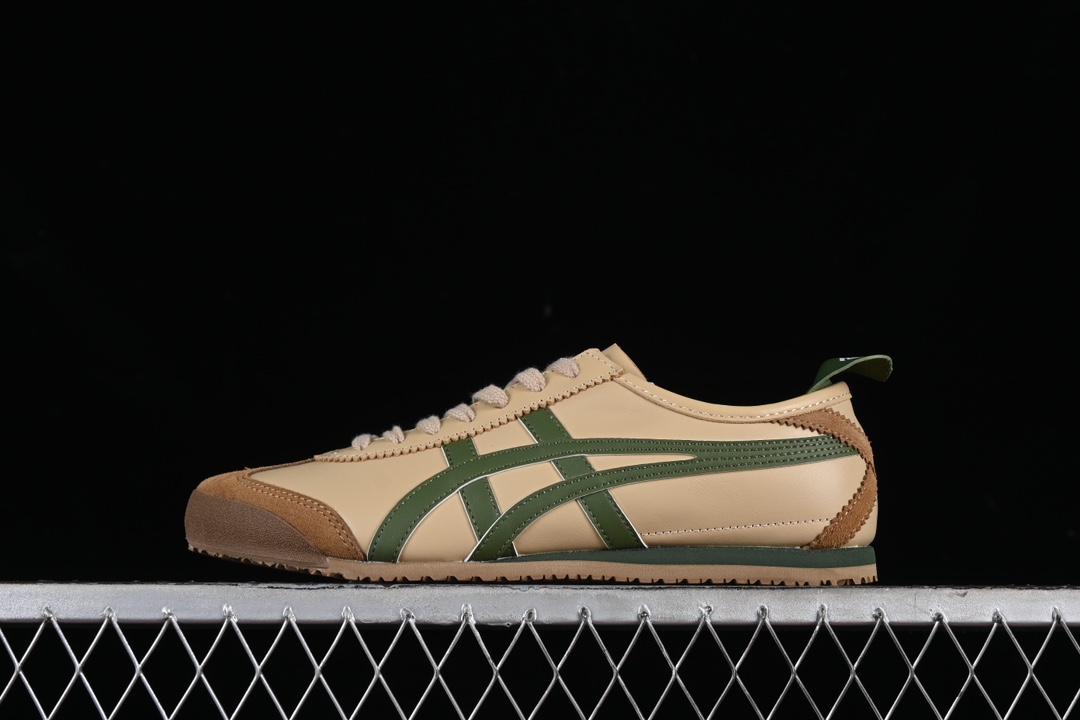  纯原 OnitsukaTiger/鬼塚虎 Mexico 66 全头层皮面低邦休闲跑步鞋 1183C10