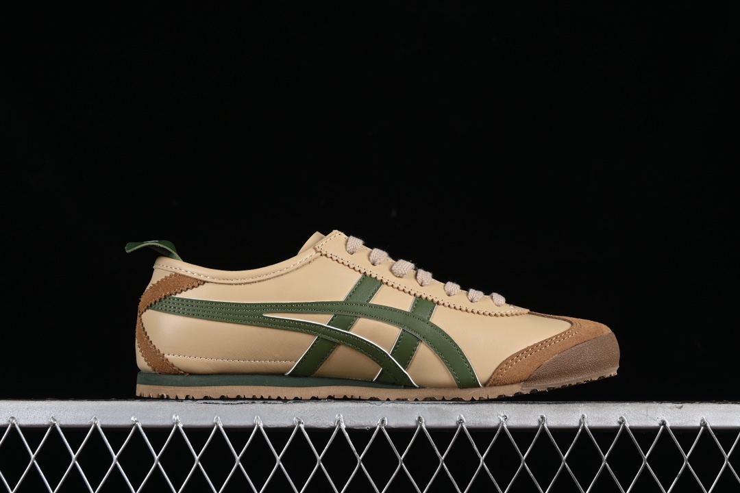  纯原 OnitsukaTiger/鬼塚虎 Mexico 66 全头层皮面低邦休闲跑步鞋 1183C10