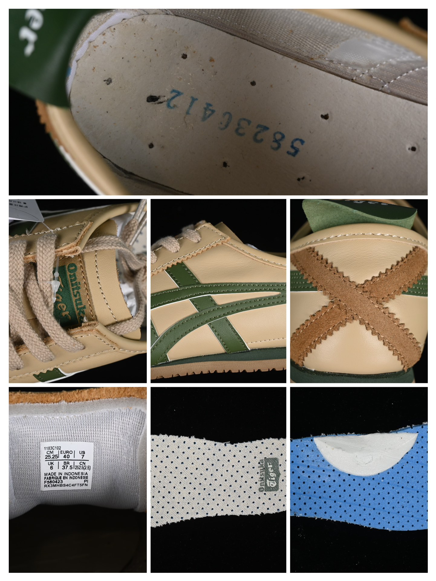  纯原 OnitsukaTiger/鬼塚虎 Mexico 66 全头层皮面低邦休闲跑步鞋 1183C10