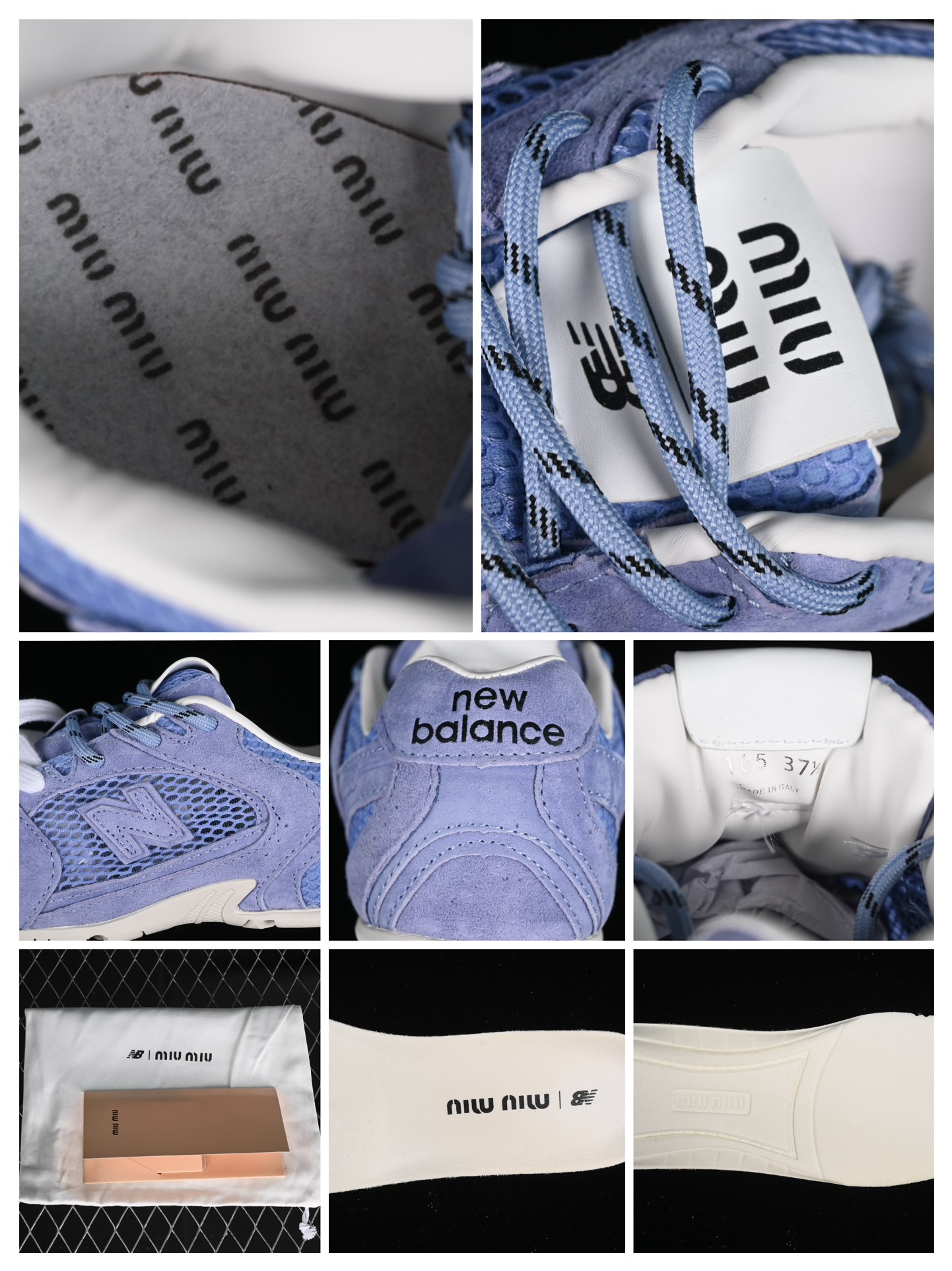 💰260纯原
MiuMiu x New Balance 530系列 意大利奢侈品牌/缪缪联名款低帮经典复古休闲运动慢跑鞋
#鞋款采用解构和轻盈的设计,彷旧的布料包覆着 New Balance 530的轮廓,刻意磨损、不均匀的皮革色调,让波鞋多了不同的个性 这款联名鞋款配有双鞋带设计,包括白色、橙色、棕色和黄色鞋带,营造出随性系起的感觉,为整体感又多了几分 Boyish 以及率性感
尺码:35 36 37 37.5 38 38.5 39.5 40 40.5 41.5 AJD4