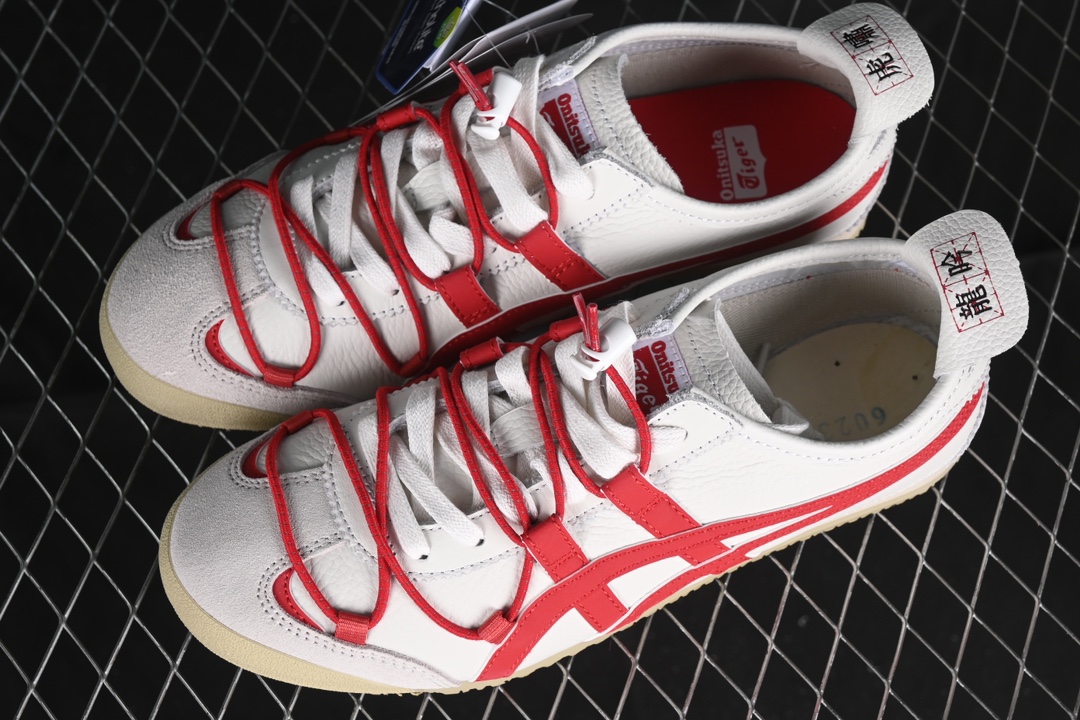  纯原 OnitsukaTiger/鬼塚虎 Mexico 66 全头层皮面低邦休闲跑步鞋 1183C21