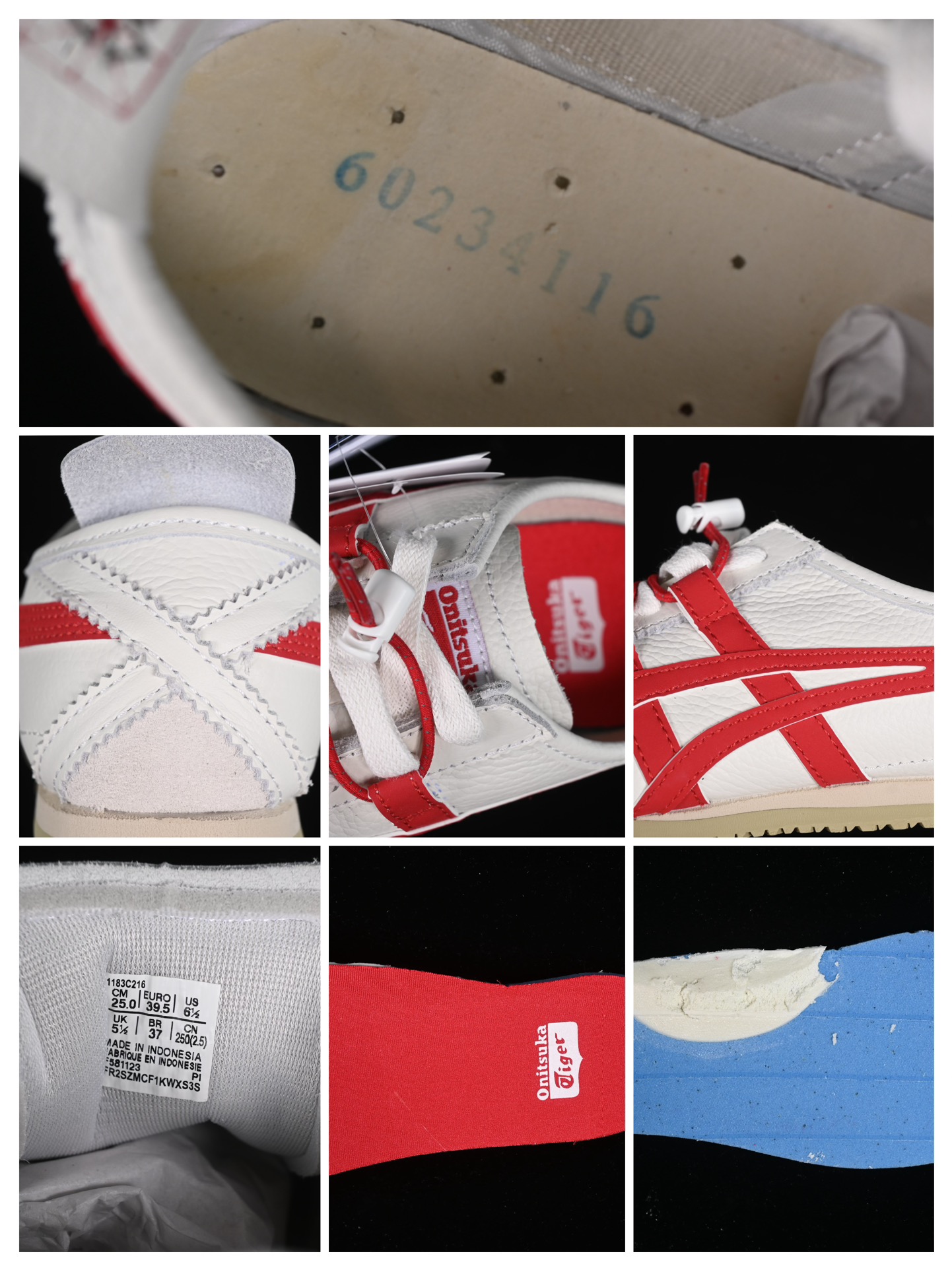  纯原 OnitsukaTiger/鬼塚虎 Mexico 66 全头层皮面低邦休闲跑步鞋 1183C21