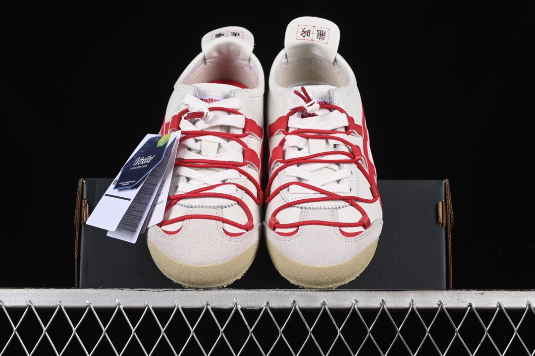  纯原 OnitsukaTiger/鬼塚虎 Mexico 66 全头层皮面低邦休闲跑步鞋 1183C21