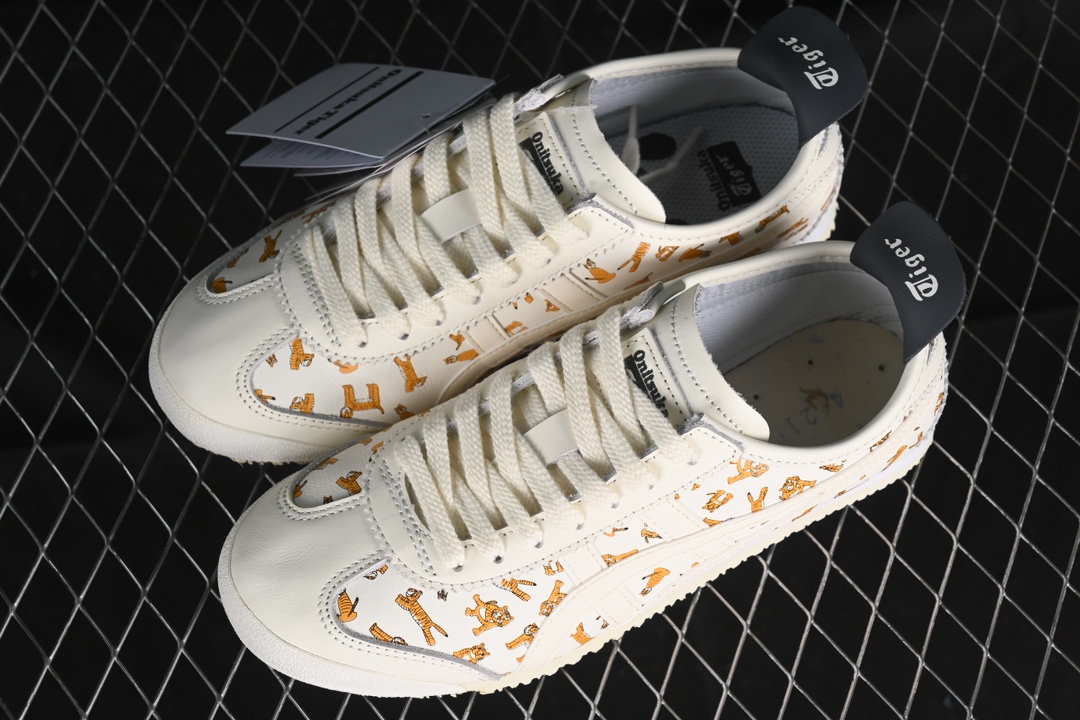  纯原 OnitsukaTiger/鬼塚虎 Mexico 66 全头层皮面低邦休闲跑步鞋 1183B78