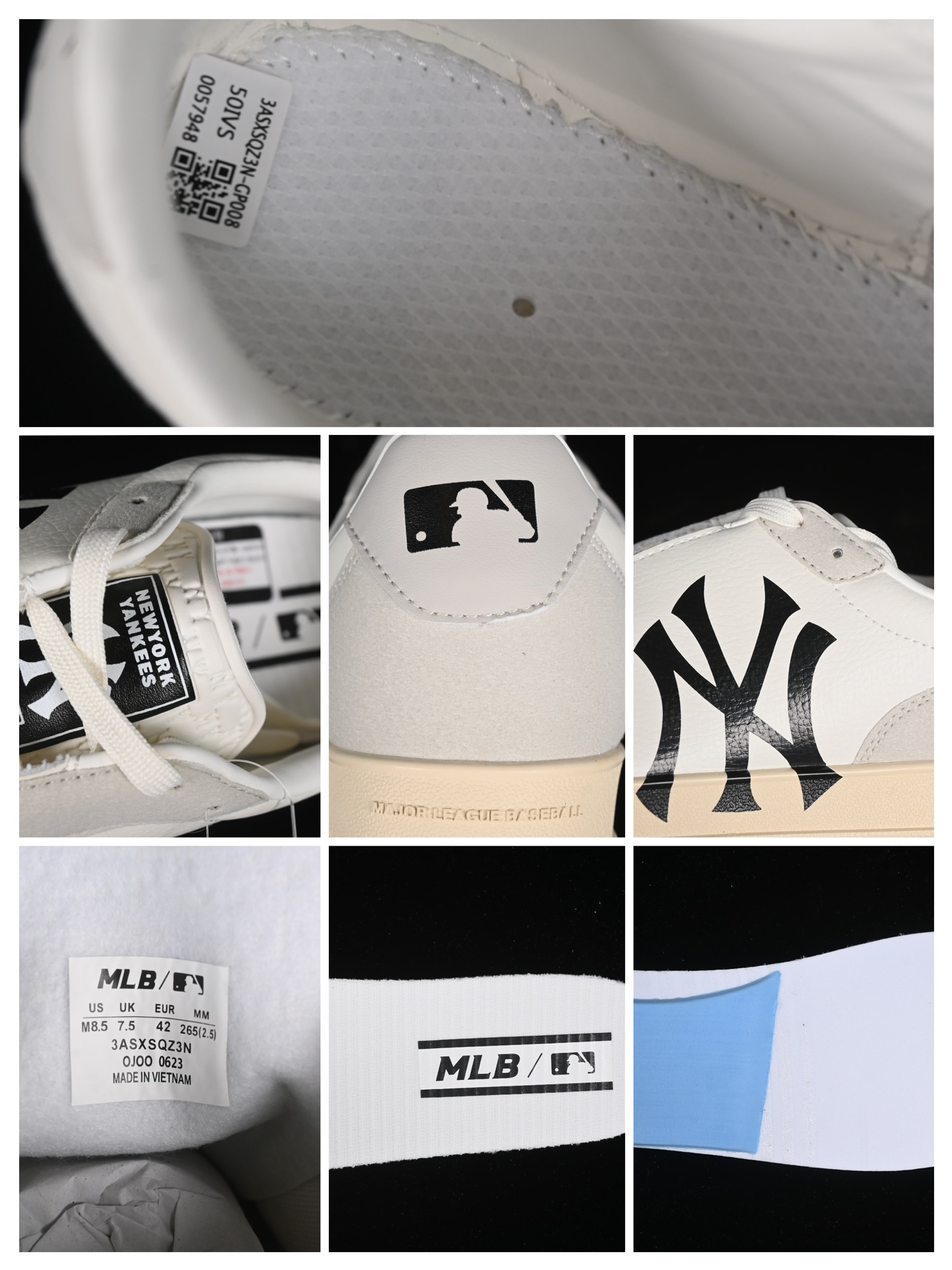 💰200纯原
NY MLB SQUEEZE 纽约洋基队徳训休闲鞋 3ASXSQZ3N50IVS
尺码：35 36 36.5 37.5 38 38.5 39 40 40.5 41 42 42.5 43 44 44.5 45 FYC3