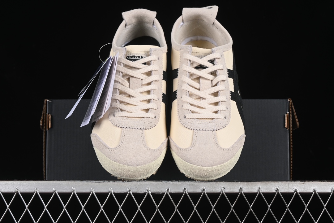  纯原 OnitsukaTiger/鬼塚虎 Mexico 66 全头层皮面低邦休闲跑步鞋 1183B39
