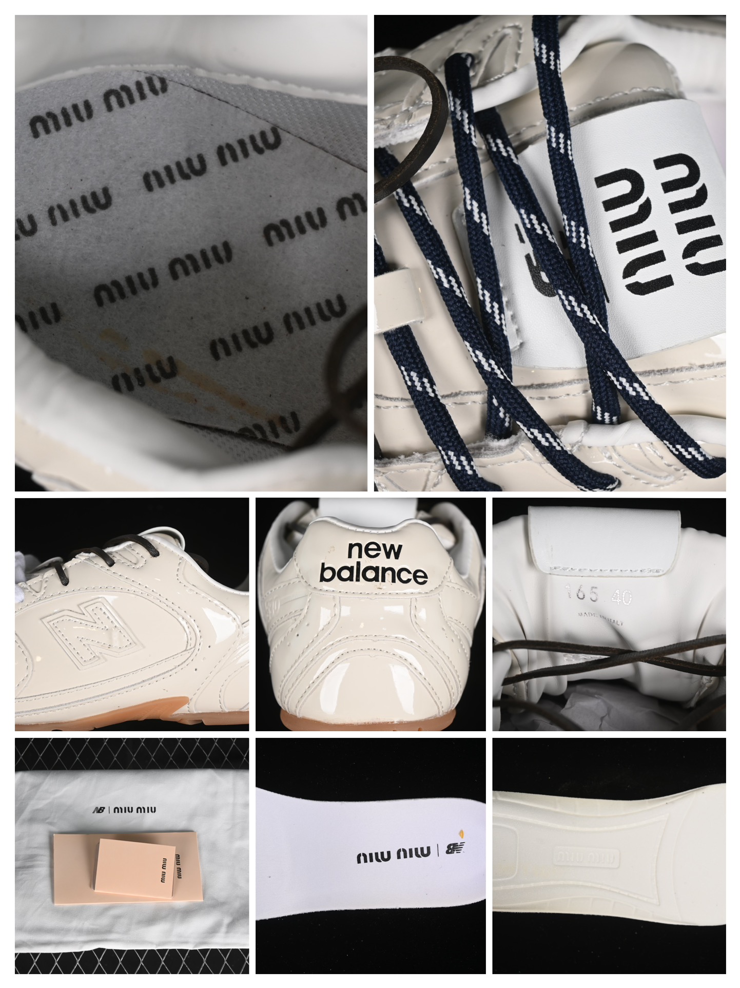 💰260纯原
MiuMiu x New Balance 530系列 意大利奢侈品牌/缪缪联名款低帮经典复古休闲运动慢跑鞋
#鞋款采用解构和轻盈的设计,彷旧的布料包覆着 New Balance 530的轮廓,刻意磨损、不均匀的皮革色调,让波鞋多了不同的个性 这款联名鞋款配有双鞋带设计,包括白色、橙色、棕色和黄色鞋带,营造出随性系起的感觉,为整体感又多了几分 Boyish 以及率性感
尺码:35 36 37 37.5 38 38.5 39.5 40 40.5 41.5 42 42.5 43.5 44 44.5 45 AJD4