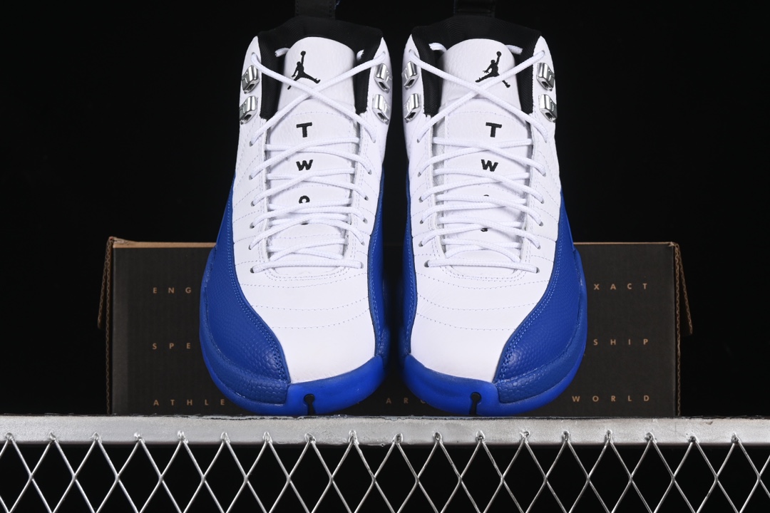 纯原AirJordan12RetroAJ12乔12白蓝CT8013-140#AJ大厂出品原厂楦头纸板原厂